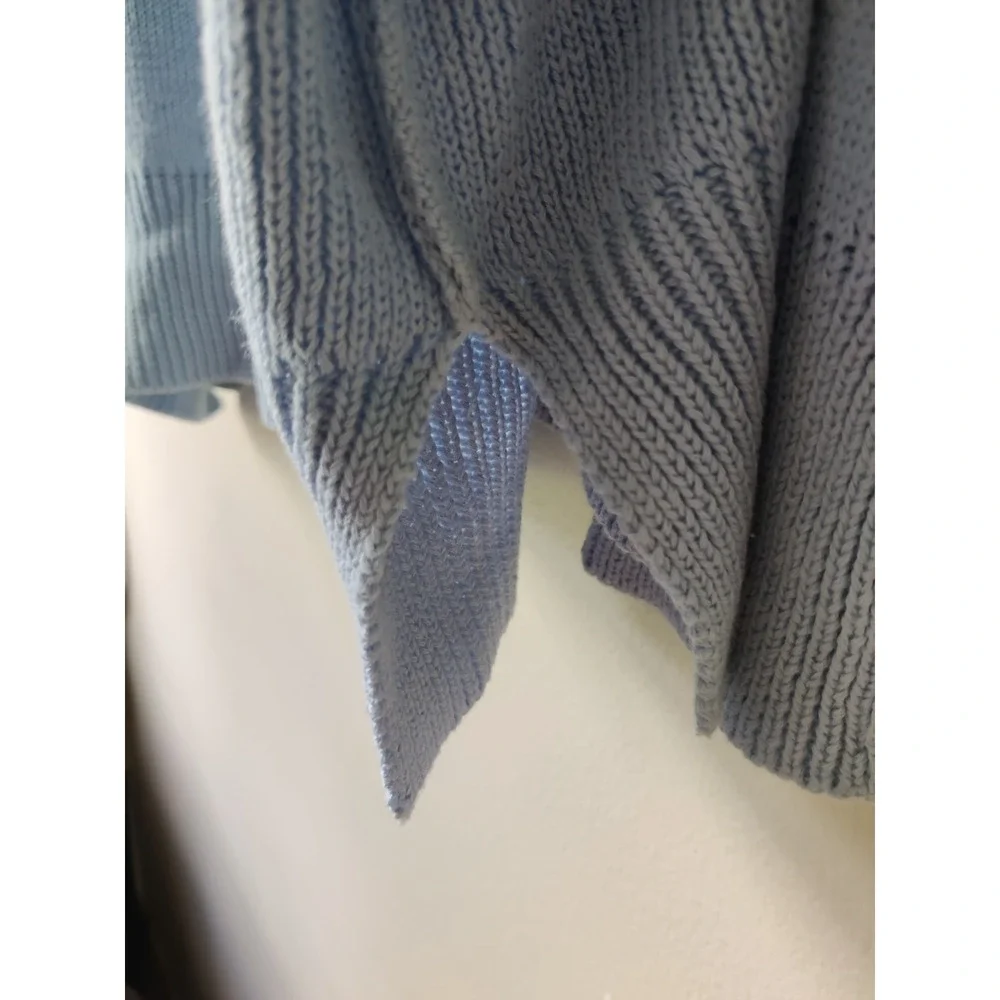 Vestique Women's Oversized Sweater 100%‎ Cotton Blue Size M/L NWT